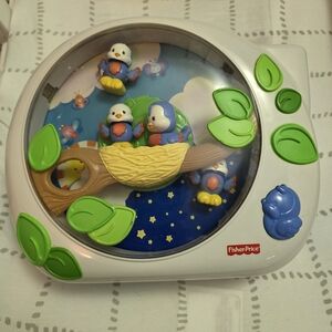 Vintage 2004 Fisher-Price Baby Mobile with Green and Blue Accents